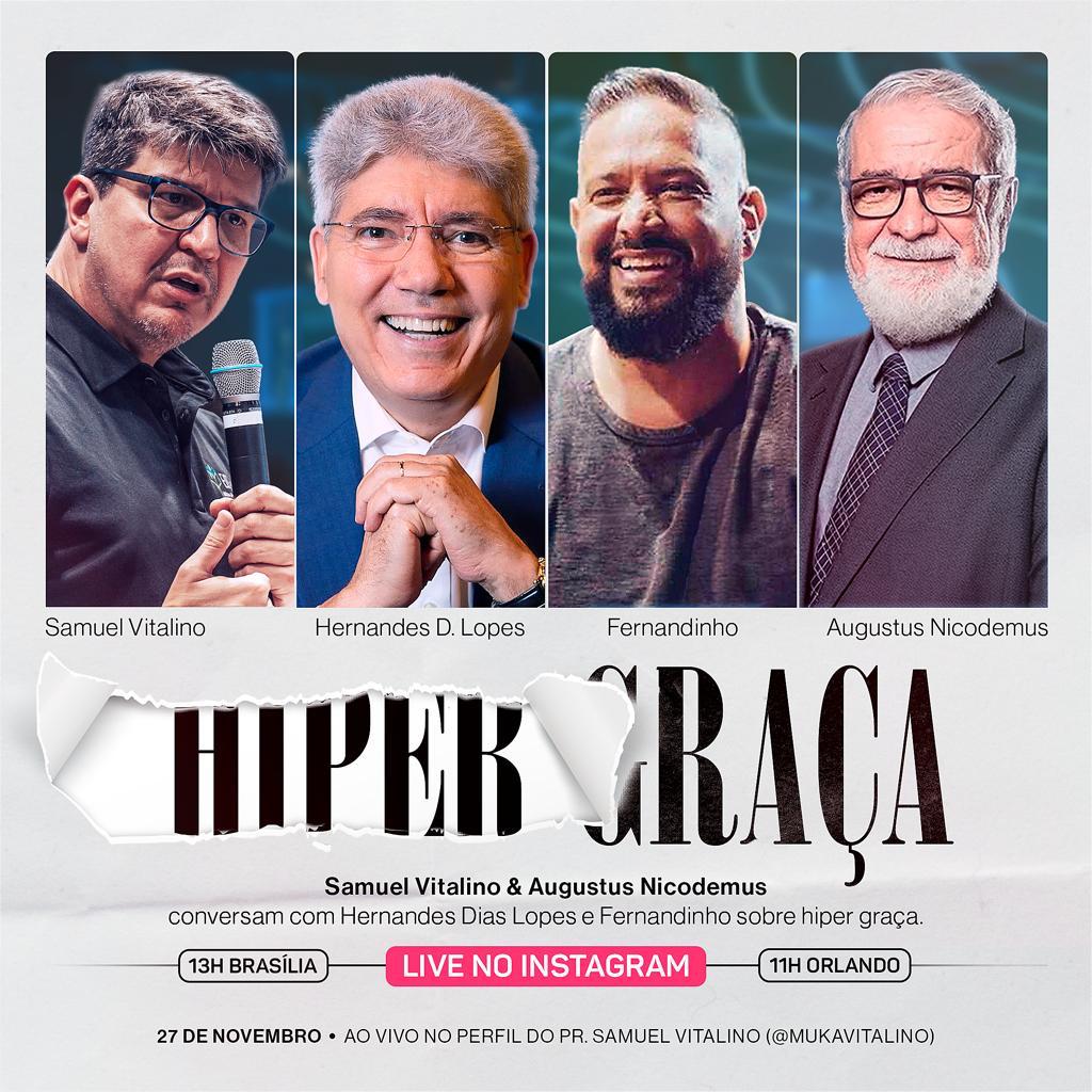 O cantor Fernandinho participa de live imperdível